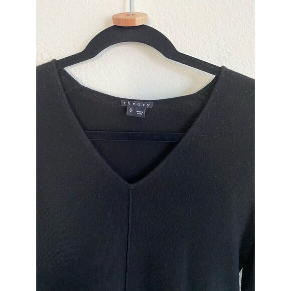 EUC Theory 100% cashmere V neck sweater - Picture 2 of 7